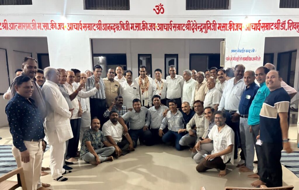 रतलाम: श्री वर्धमान स्थानकवासी जैन श्रावक संघ मे निर्विरोध चुनाव संपन्न-आगामी वर्ष 2027-2028 के लिए अध्यक्ष और महामंत्री चुने गए